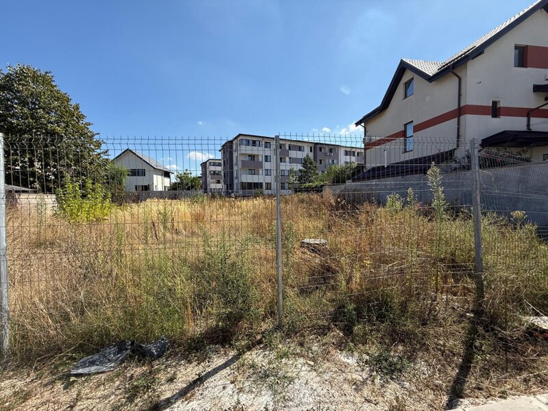 Chiajna Teren Intravilan 800 mp ptr Casa cu Proiect-Rosu Chiajna Comision zero